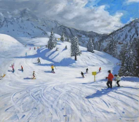 Skiing, Kitzbhuel